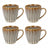 Cosy & Trendy Koffiekopjes / Senseo Kopjes - Astera Pearl Beige - 240 ml - 4 Stuks