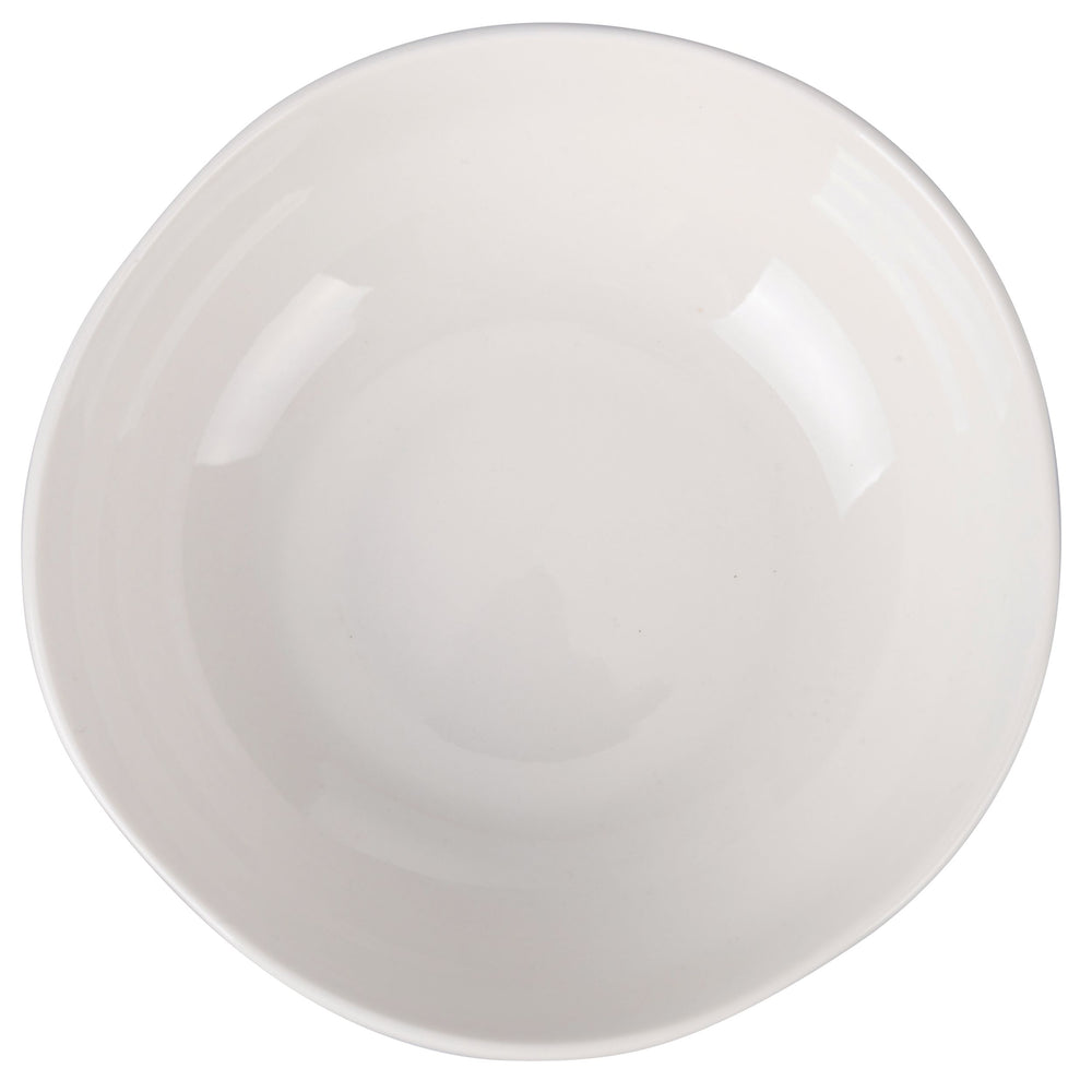 Villa d'Este Home Serviesset Wave Wit Porselein 18-delig / 6 personen - 6 dinerborden, 6 ontbijtborden en 6 diepe borden