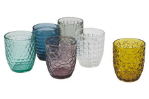 Villa d'Este Home Waterglazen Geometrie Multicolor - 300 ml - 6 stuks