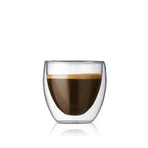 Bodum Dubbelwandige Espresso glazen Pavina - gepatenteerd ventiel - 80 ml - 6 stuks
