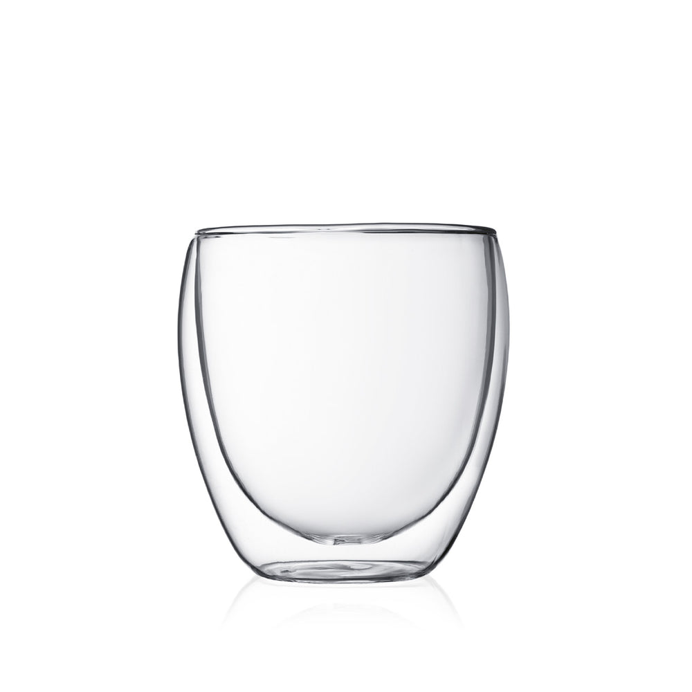 Bodum Dubbelwandige koffie- / theeglazen Pavina - gepatenteerd ventiel - 250 ml - 6 stuks