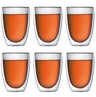 Bodum Dubbelwandige koffie- / theeglazen Pavina - gepatenteerd ventiel - 350 ml - 6 stuks