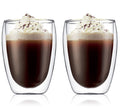 Bodum Dubbelwandige koffie- / theeglazen Pavina - gepatenteerd ventiel - 320 ml - 2 stuks