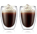 Bodum Dubbelwandige koffie- / theeglazen Pavina - gepatenteerd ventiel - 320 ml - 2 stuks