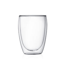 Bodum Dubbelwandige koffie- / theeglazen Pavina - gepatenteerd ventiel - 320 ml - 2 stuks