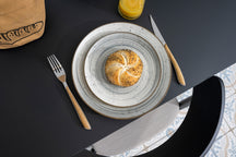 Cosy & Trendy Serviesset Sintra Dusty Blue 16-delig / 4 personen - 4 dinerborden, 4 ontbijtborden, 4 diepe borden en 4 kommen