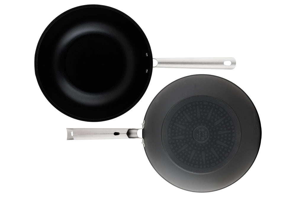 Cookinglife Wokpan ProForge ø 28 cm - geschikt voor alle warmtebronnen - keramische anti-aanbaklaag