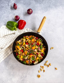 Cookinglife Wokpan Asia ø 30 cm - keramische anti-aanbaklaag