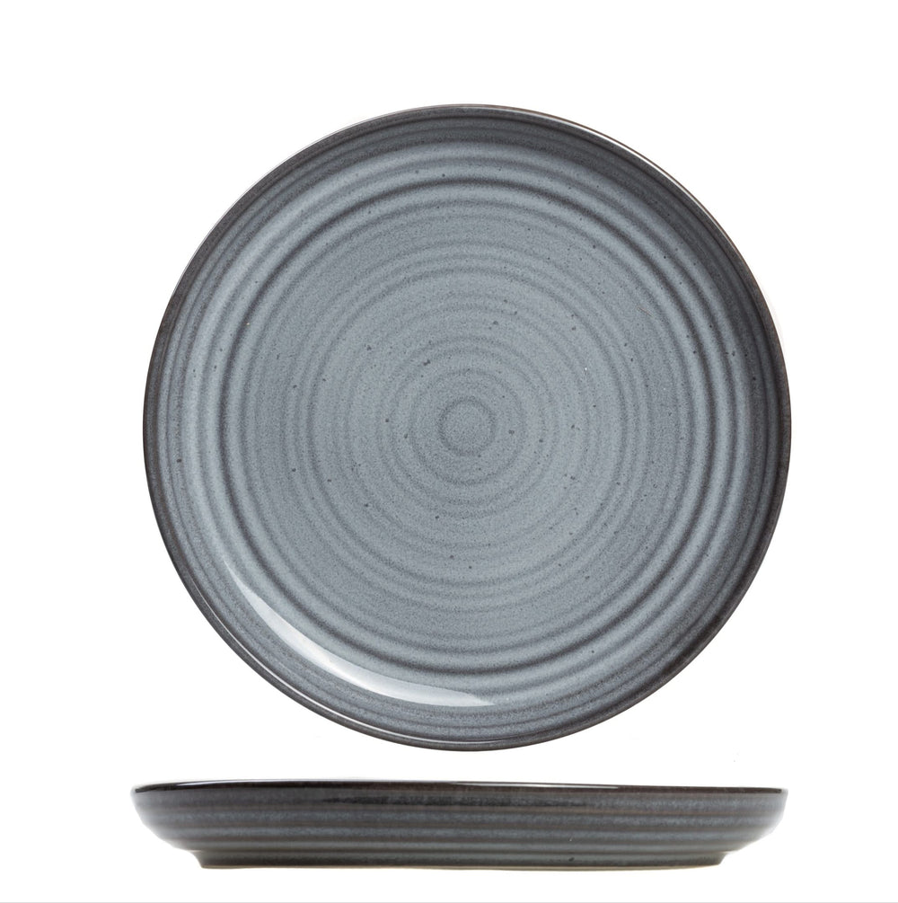 Cosy & Trendy Serviesset Kentucky Grey 12-delig / 4 personen -  4 dinerborden, 4 ontbijtborden en 4 kommen