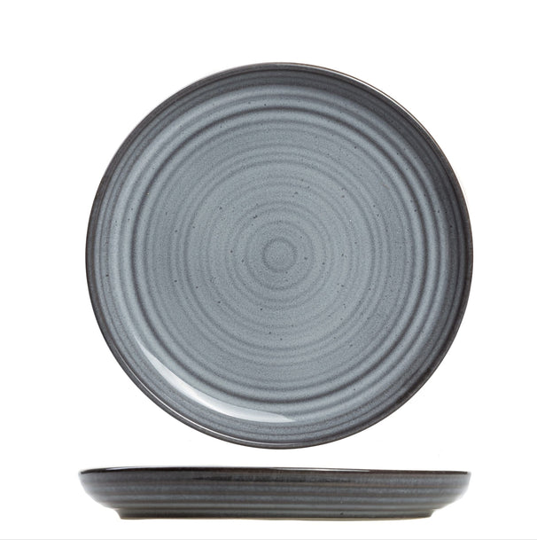 Cosy & Trendy Ontbijtborden / Dessertborden Kentucky Grey ø 22 cm - 4 Stuks