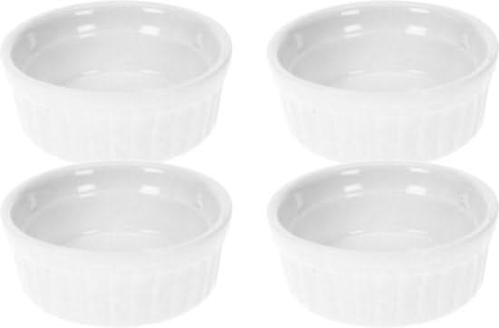 Cosy & Trendy Ramekins / Soufflébakje / Creme Brulee Schaaltjes - ø 7 cm - 4 Stuks