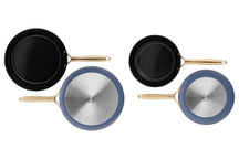 Cookinglife Koekenpannenset Style Blauw 2-Delig ø 24 & 28 cm - geschikt voor alle warmtebronnen - keramische anti-aanbaklaag