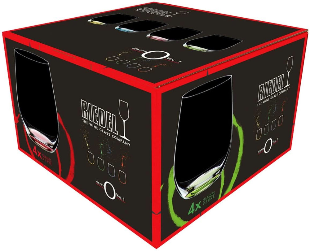 Riedel Tumbler - Waterglas Happy O -  335 ml - 4 stuks
