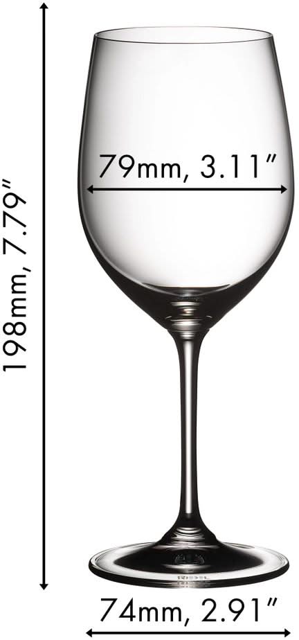 Riedel Witte Wijnglazen Vinum - Viognier / Chardonnay - 350 ml - 2 stuks