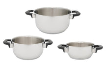 Cookinglife Pannenset Stay Cool 7-Delig - RVS - Kookpan Ø 16, 20, 24 cm & Steelpan Ø 16 cm - geschikt voor alle warmtebronnen