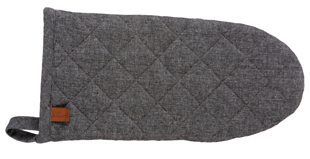 Cosy & Trendy Ovenwant Stoff Black Chambray