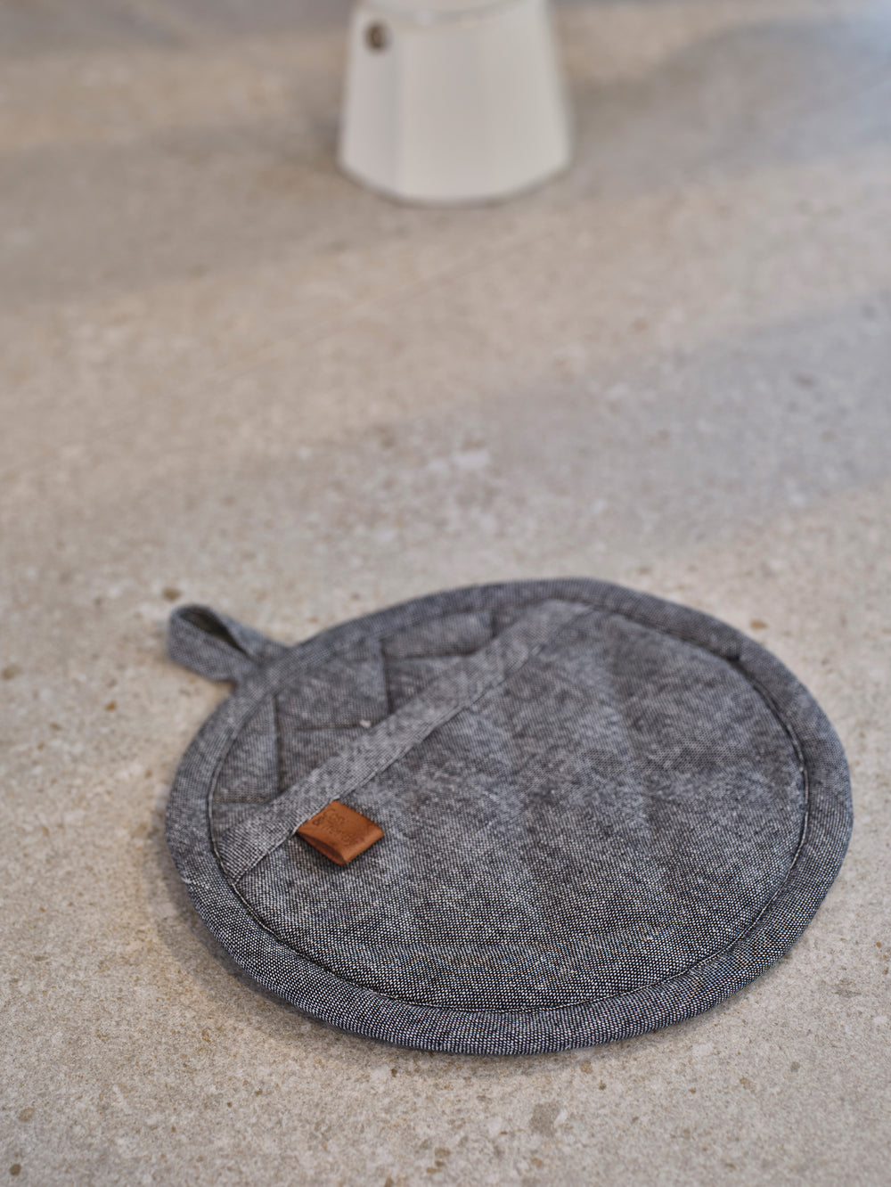 Cosy & Trendy Pannenlap Stoff Black Chambray