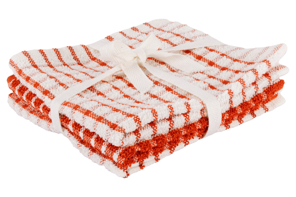 Cosy & Trendy Vaatdoekjes Stoff Roest 30 x 30 cm - 3 Stuks