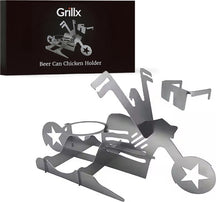 GrillX BBQ Bierblikkip Houder - Beer Can Chicken - Bike
