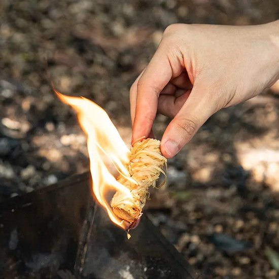 GrillX BBQ Aanmaakwokkels / Aanmaakkrullen / Aanmaakhout ± 840 Stuks - 10 KG