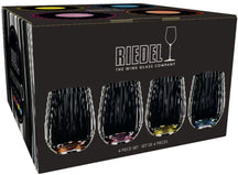 Riedel Tumbler Glas optical Happy O - Ribbel - 337 ml - 4 stuks