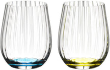 Riedel Tumbler Glas optical Happy O - Ribbel - 337 ml - 4 stuks