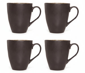 Cosy & Trendy Mokken / Bekers - Laguna Blue Grey - 450 ml - 4 Stuks