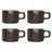 Cosy & Trendy Koffiekopjes Laguna Blue Grey 230 ml - 4 Stuks