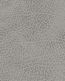 LIND DNA Onderzetters Hippo - Leer - Anthracite Grey - 13 x 11 cm - 4 Stuks