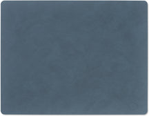 LIND DNA Placemats Nupo - Leer - Dark Blue - 45 x 35 cm - 2 Stuks
