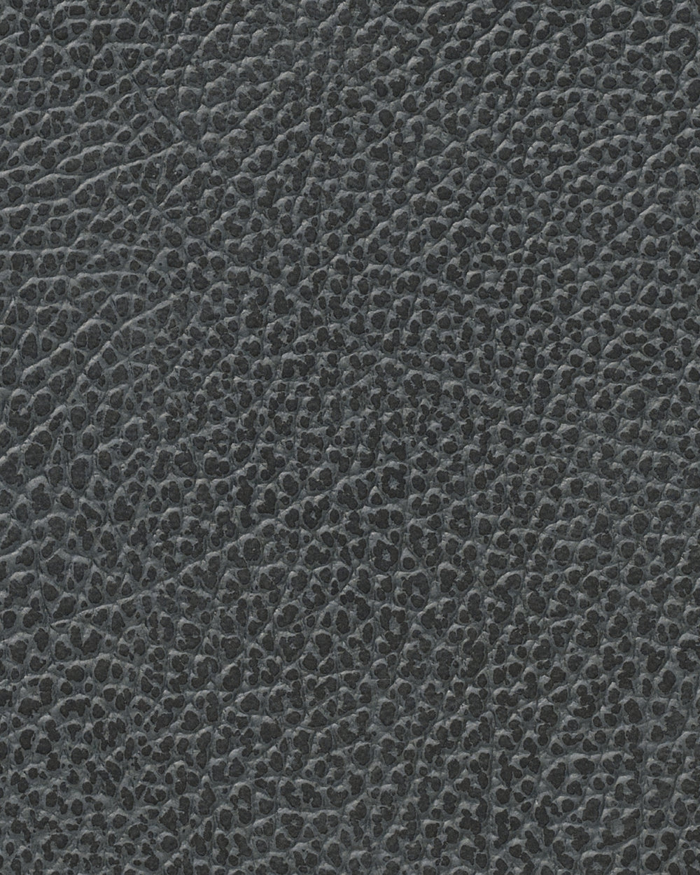 LIND DNA Placemats Hippo - Leer - Black Anthracite - 45 x 35 cm - 2 Stuks