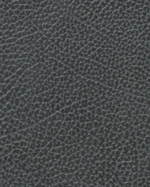 LIND DNA Placemats Hippo - Leer - Black Anthracite - 45 x 35 cm - 2 Stuks
