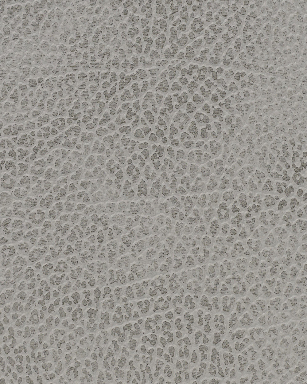LIND DNA Placemats Hippo - Leer - Anthracite Grey - 45 x 35 cm - 2 Stuks