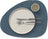 LIND DNA Placemats Nupo - Leer - Dark Blue - Curved - 44 x 37 cm - 2 Stuks