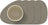 LIND DNA Onderzetters Nupo - Leer - Flint Grey - 13 x 11 cm - 4 Stuks
