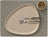 LIND DNA Placemats Nupo - Leer - Flint Grey - 45 x 35 cm - 2 Stuks