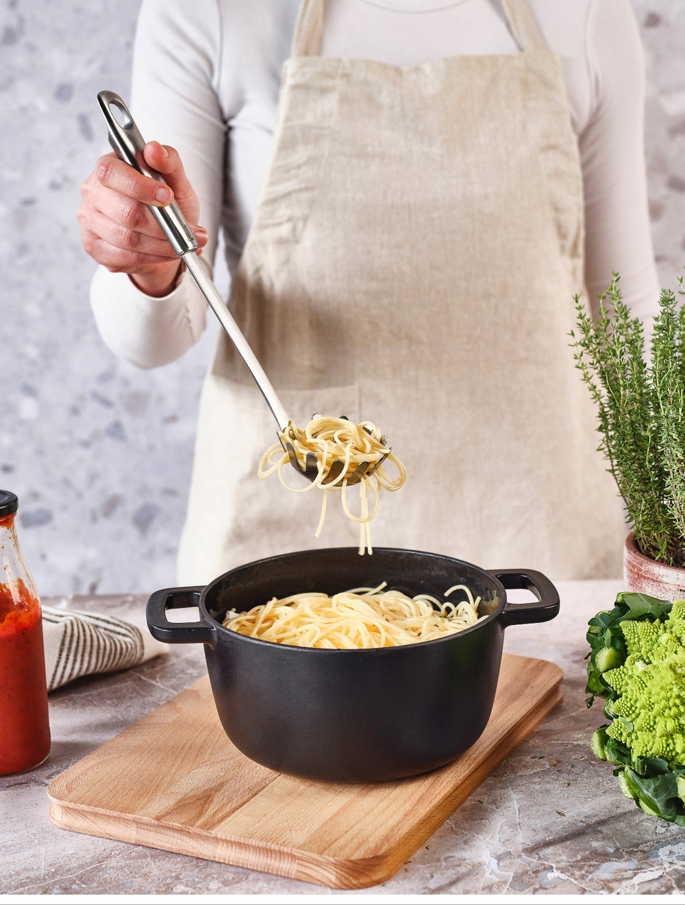 Cosy & Trendy Spaghettilepel - Pastalepel - Delish Plus - RVS