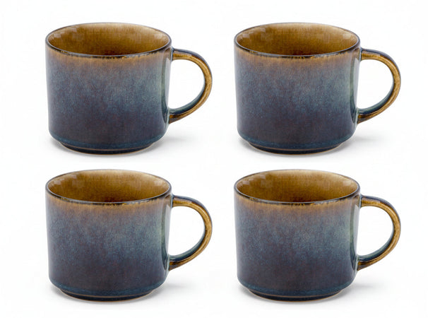 Cosy & Trendy Koffiekopjes / Senseo Kopjes - Quintana Amber - 220 ml - 4 Stuks