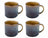 Cosy & Trendy Mokken Quintana Amber - 450 ml - 4 Stuks