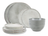 Salt & Pepper Serviesset Artisan Green 12-delig / 4 personen - 4 dinerborden, 4 ontbijtborden en 4 kommen
