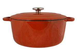 Cosy & Trendy Braadpan met deksel Fontestic Gietijzer Roest Ø 20 cm / 2.7 Liter - geëmailleerde anti-aanbaklaag