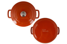 Cosy & Trendy Braadpan met deksel Fontestic Gietijzer Roest Ø 28 cm / 6.8 Liter - geëmailleerde anti-aanbaklaag