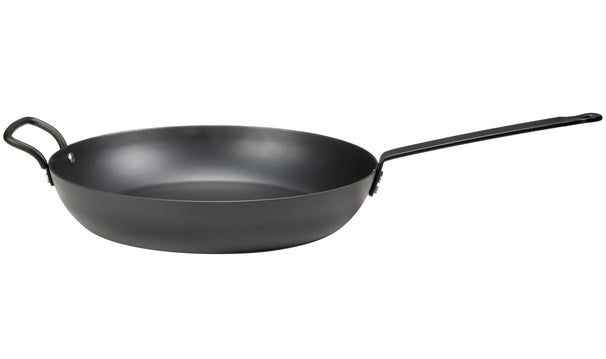 Blackwell Koekenpan met handvat Carbon Staal ø 32 cm - geschikt voor alle warmtebronnen - zonder anti-aanbaklaag
