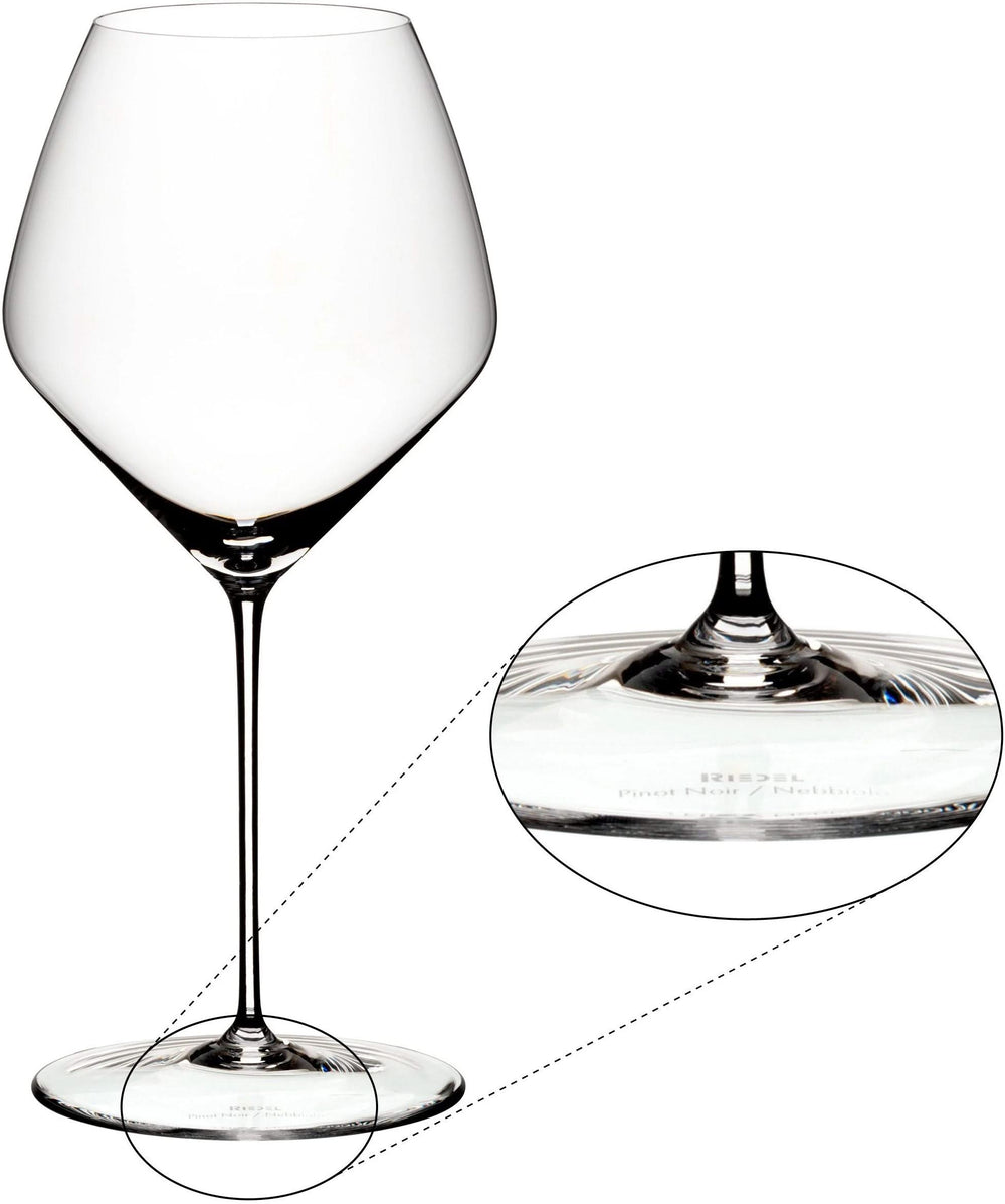 Riedel Rode Wijnglazen Veloce - Pinot Noir / Nebbiolo - 763 ml - 2 stuks
