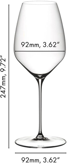 Riedel Witte Wijnglazen Veloce - Riesling - 570 ml - 2 stuks