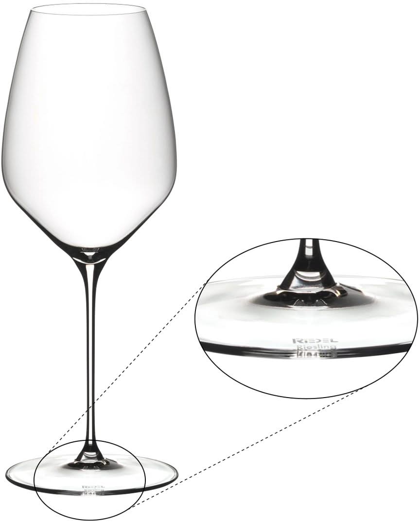 Riedel Witte Wijnglazen Veloce - Riesling - 570 ml - 2 stuks