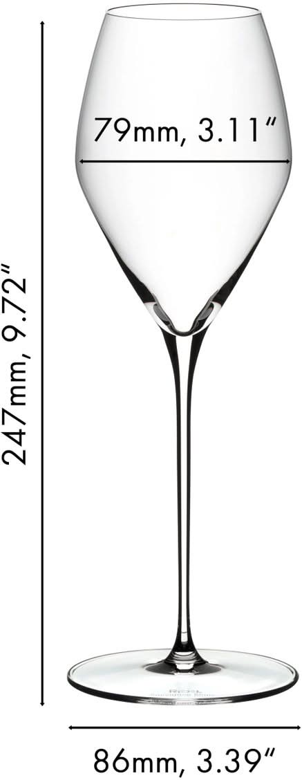 Riedel Witte Wijnglazen Veloce - Sauvignon Blanc - 350 ml - 2 stuks