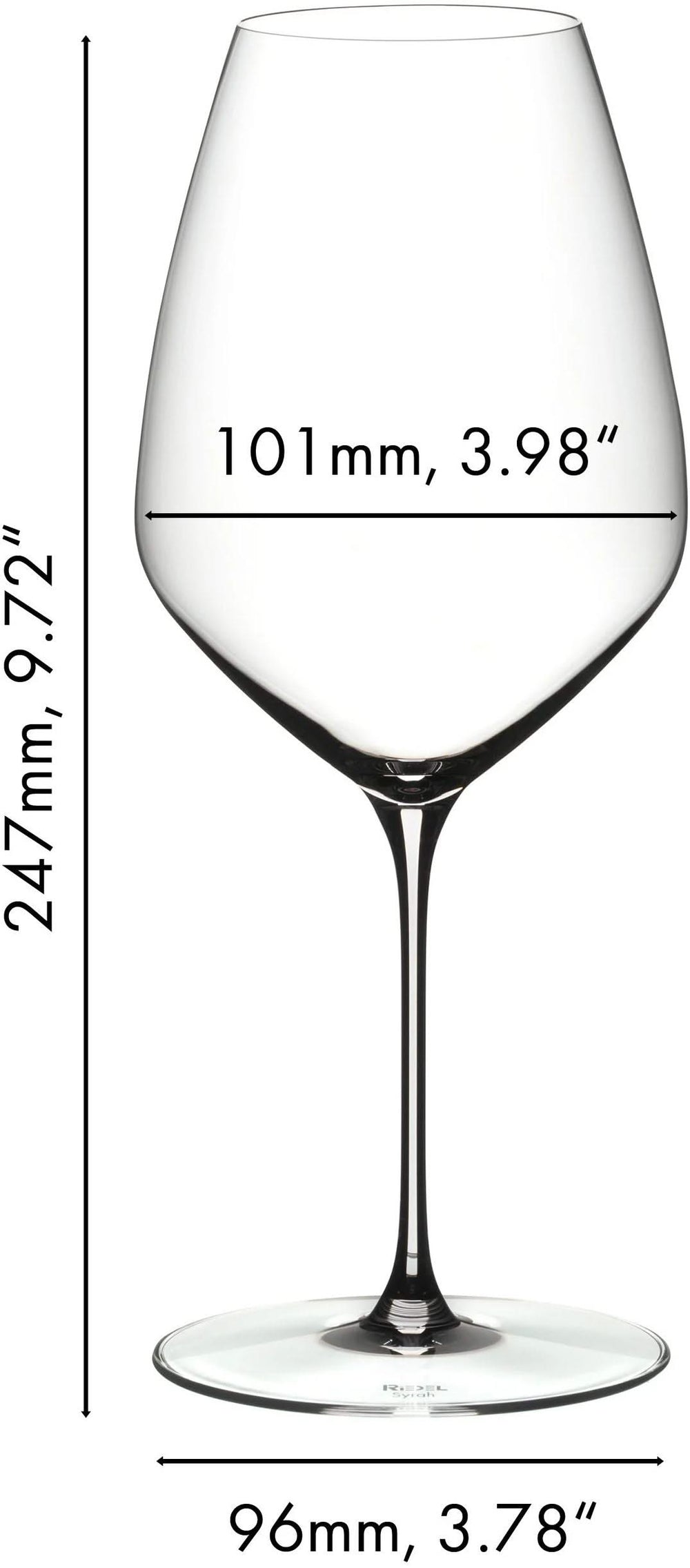 Riedel Rode Wijnglazen Veloce - Syrah / Siraz - 720 ml - 2 stuks