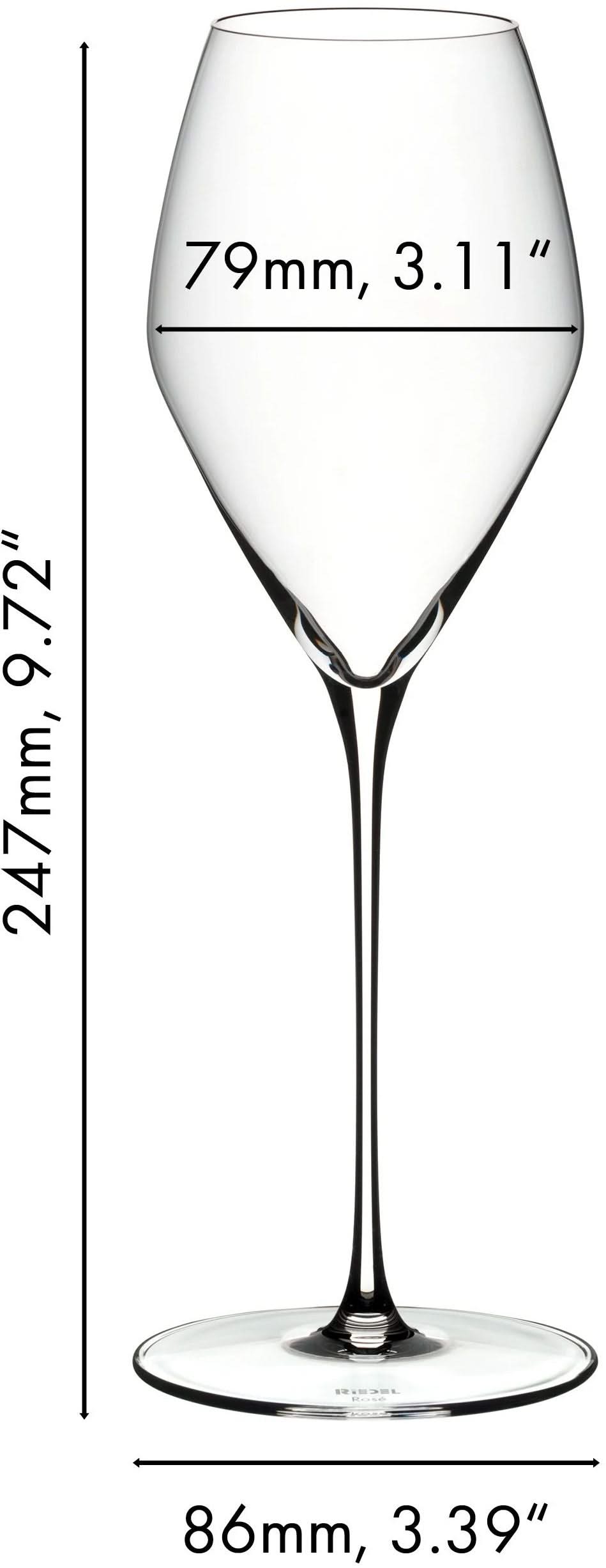 Riedel Rose Wijnglazen Veloce - 350 ml - 2 stuks