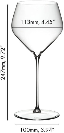 Riedel Witte Wijnglazen Veloce - Chardonnay - 690 ml - 2 stuks